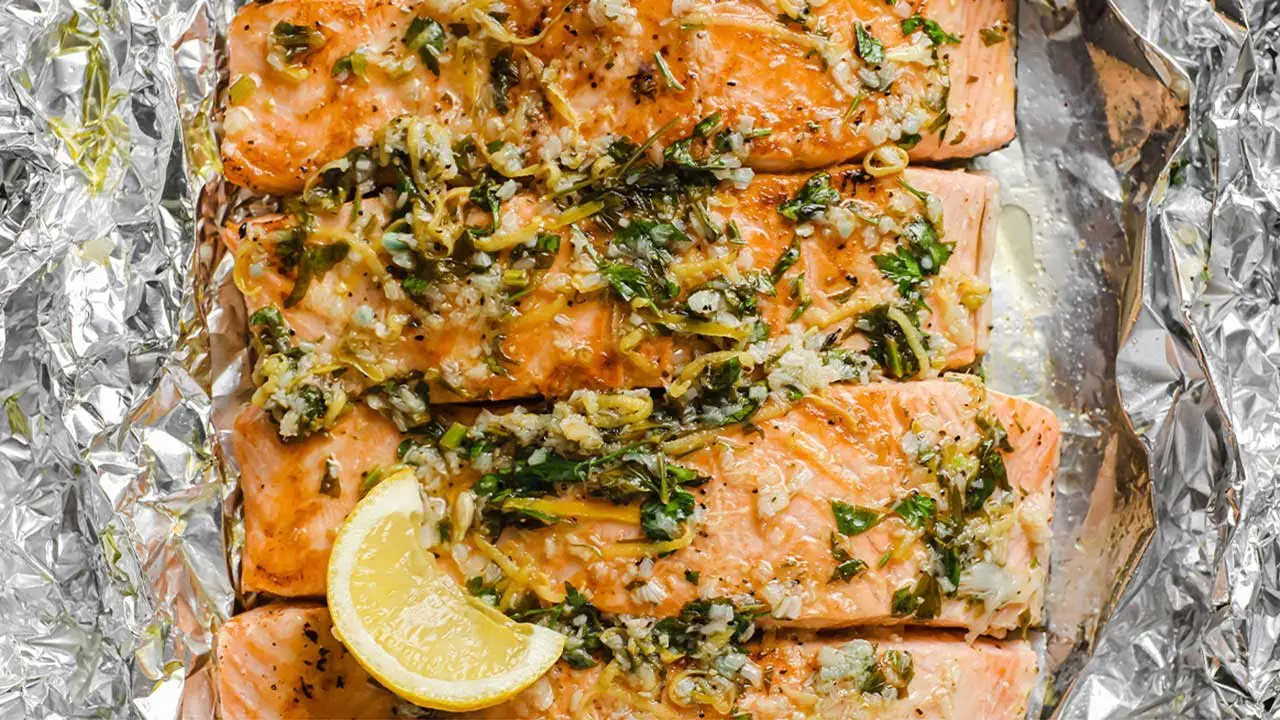 Baked Salmon In Foil
