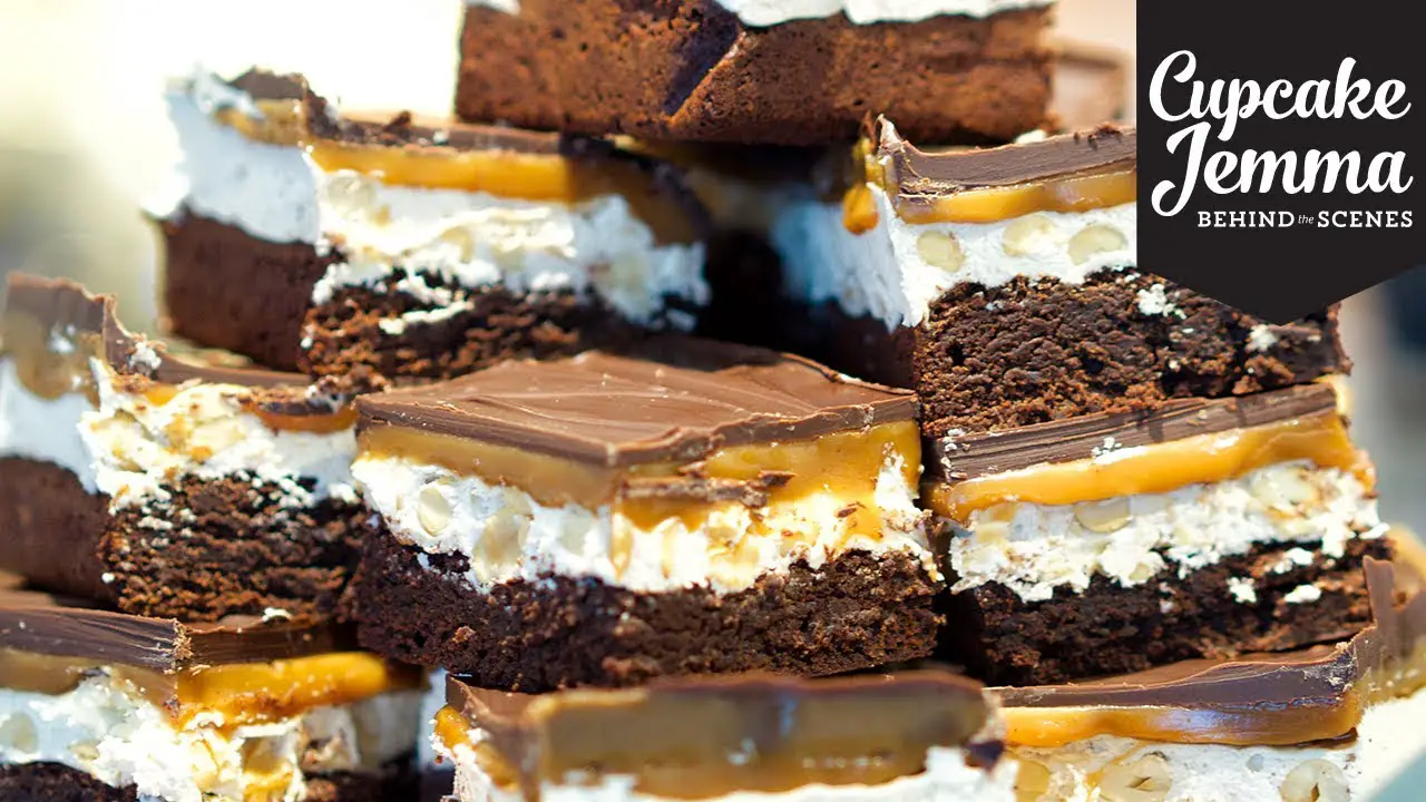 Perfect Snickers Brownies