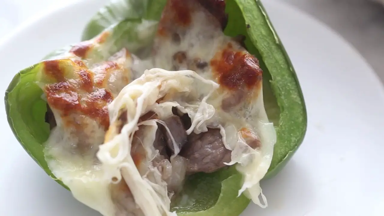 Philly Cheesesteak Stuffed Peppers