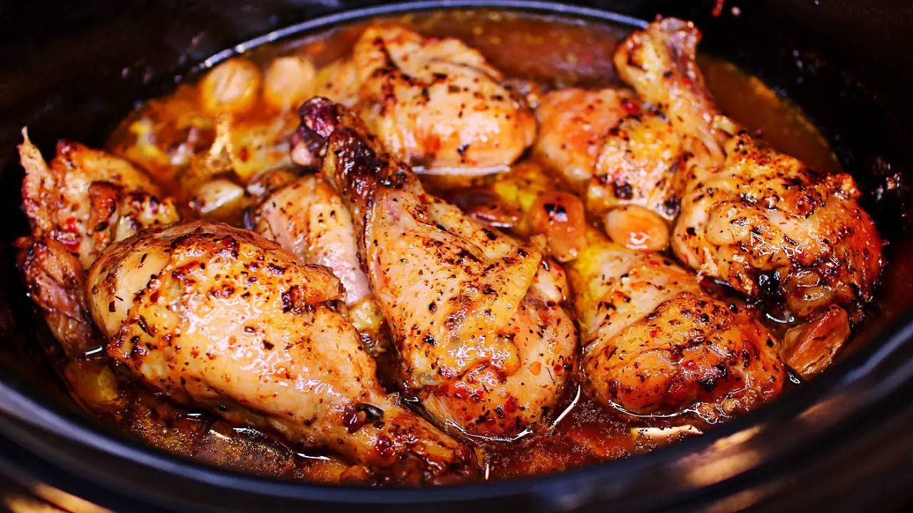 Slow Cooker Garlic Parmesan Chicken Recipe