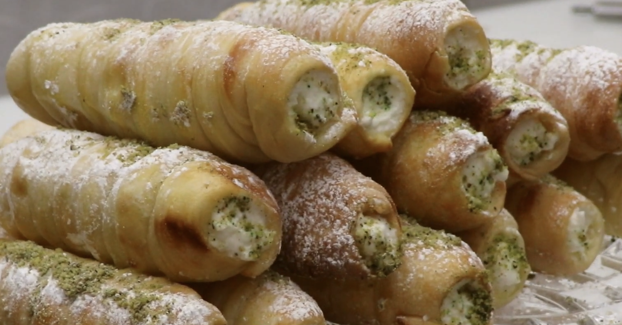 Vanilla Cream Rolls