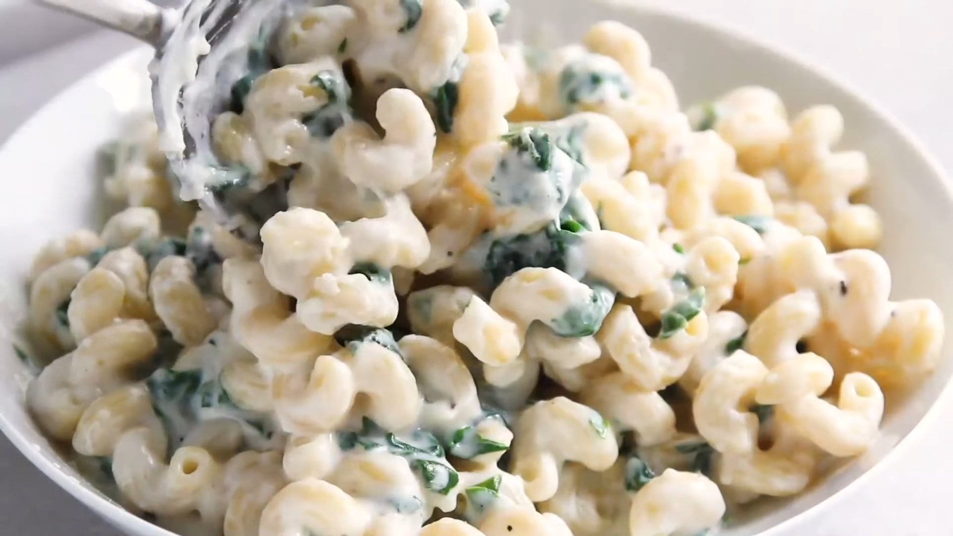 Creamed Spinach Mac & Cheese
