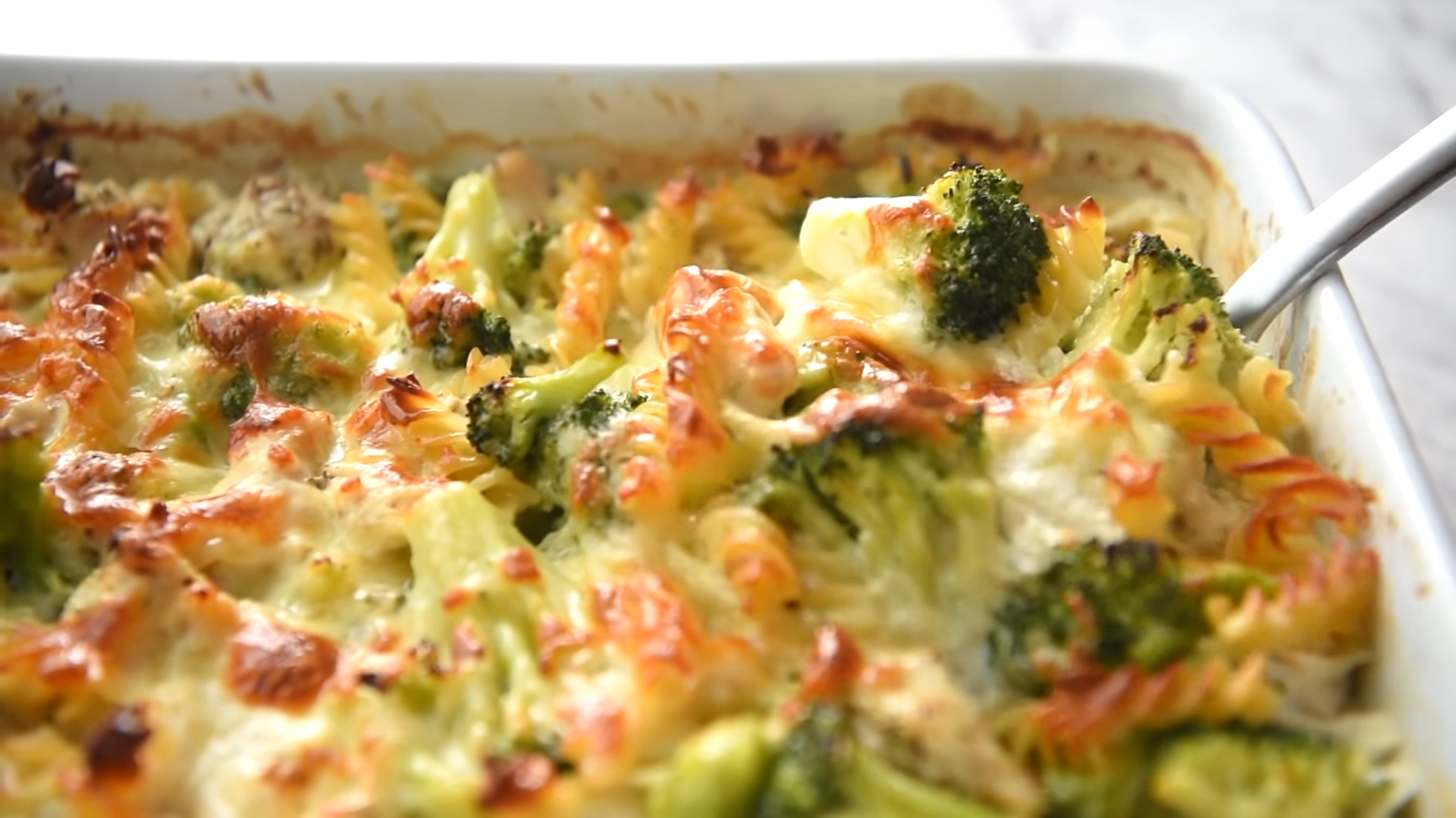 Crunchy Melty Tuna and Broccoli Pasta Bake