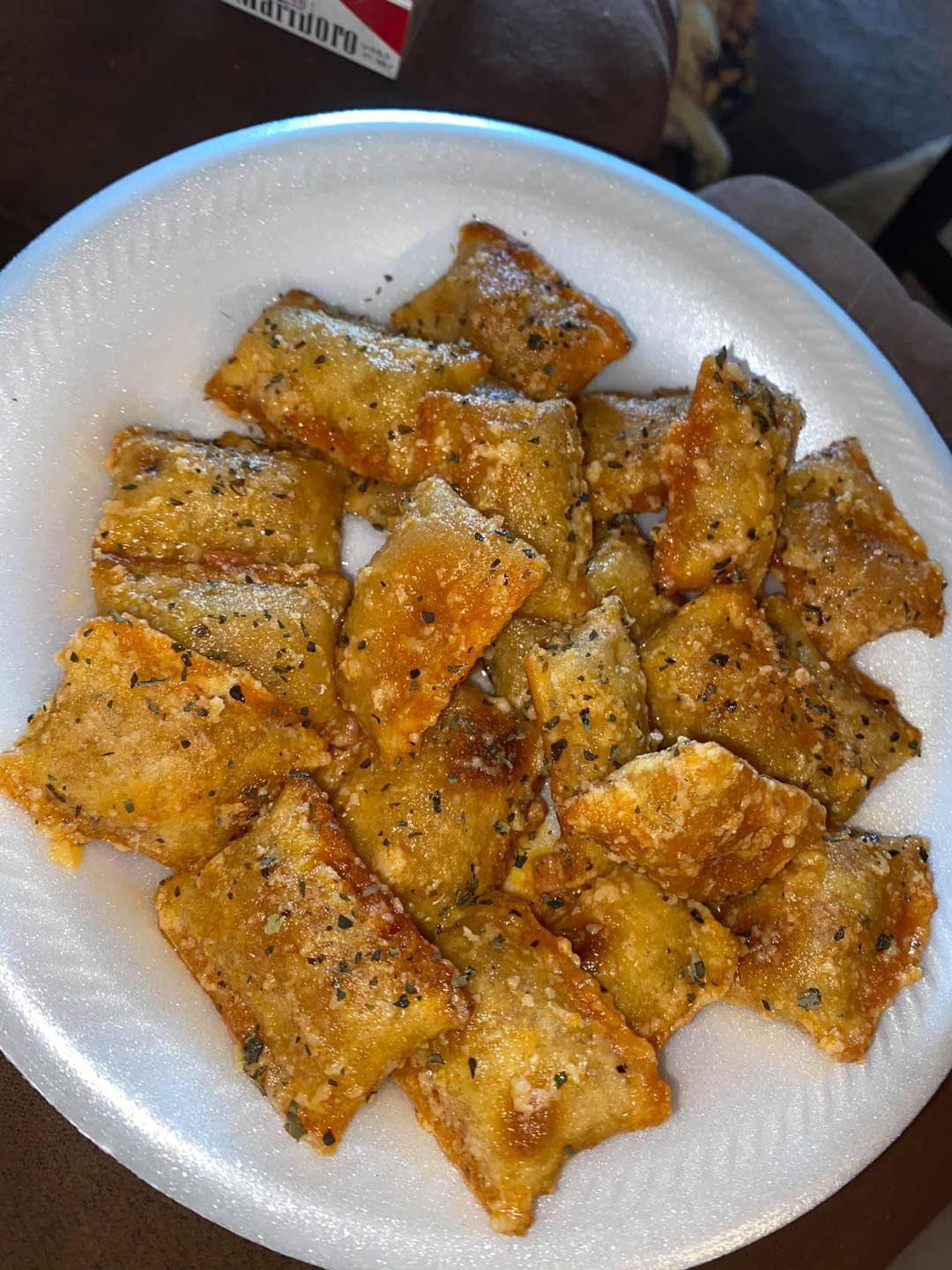 Parmesan garlic pizza rolls