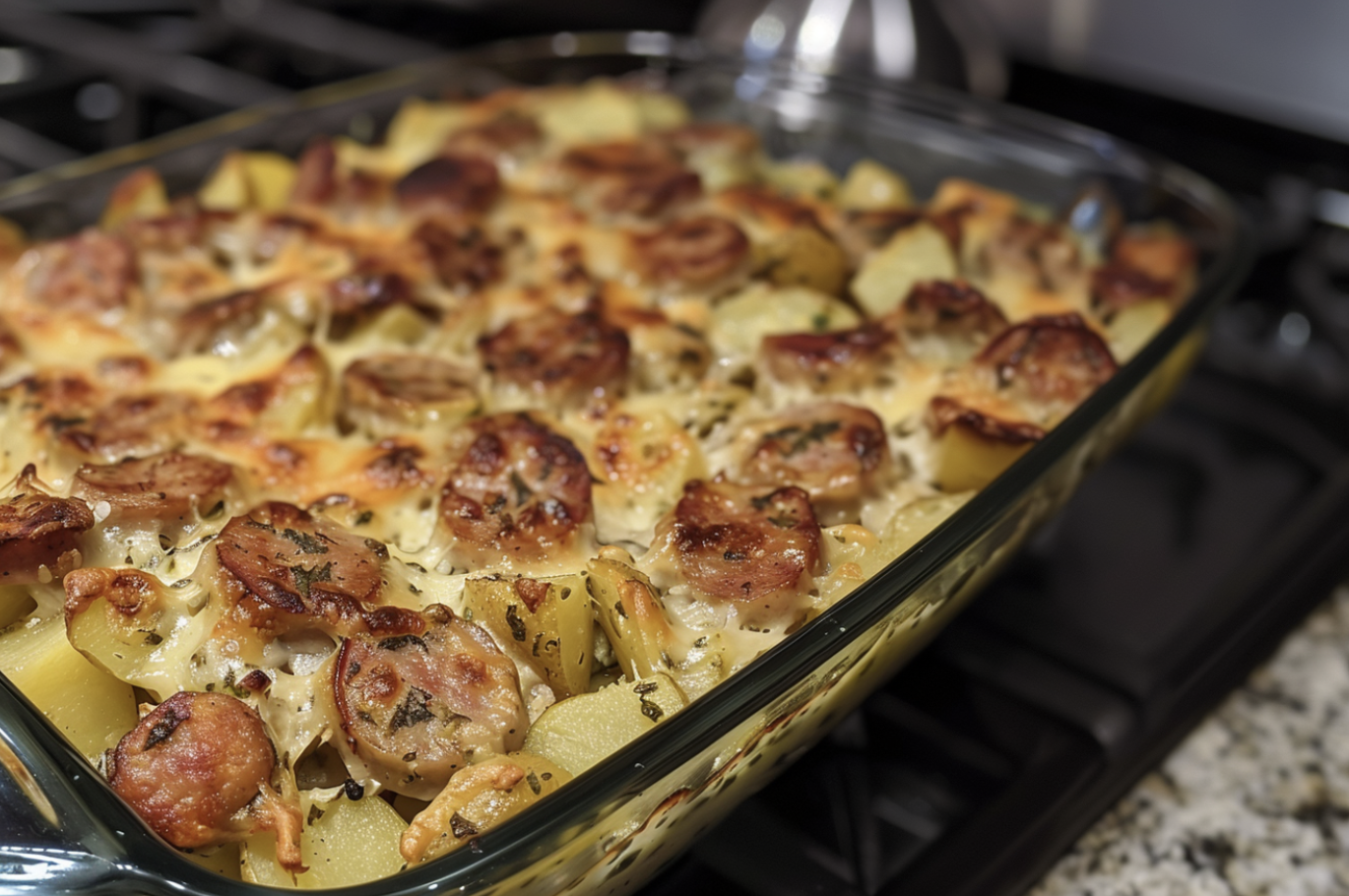 The Sausage and Green Potato Casserole