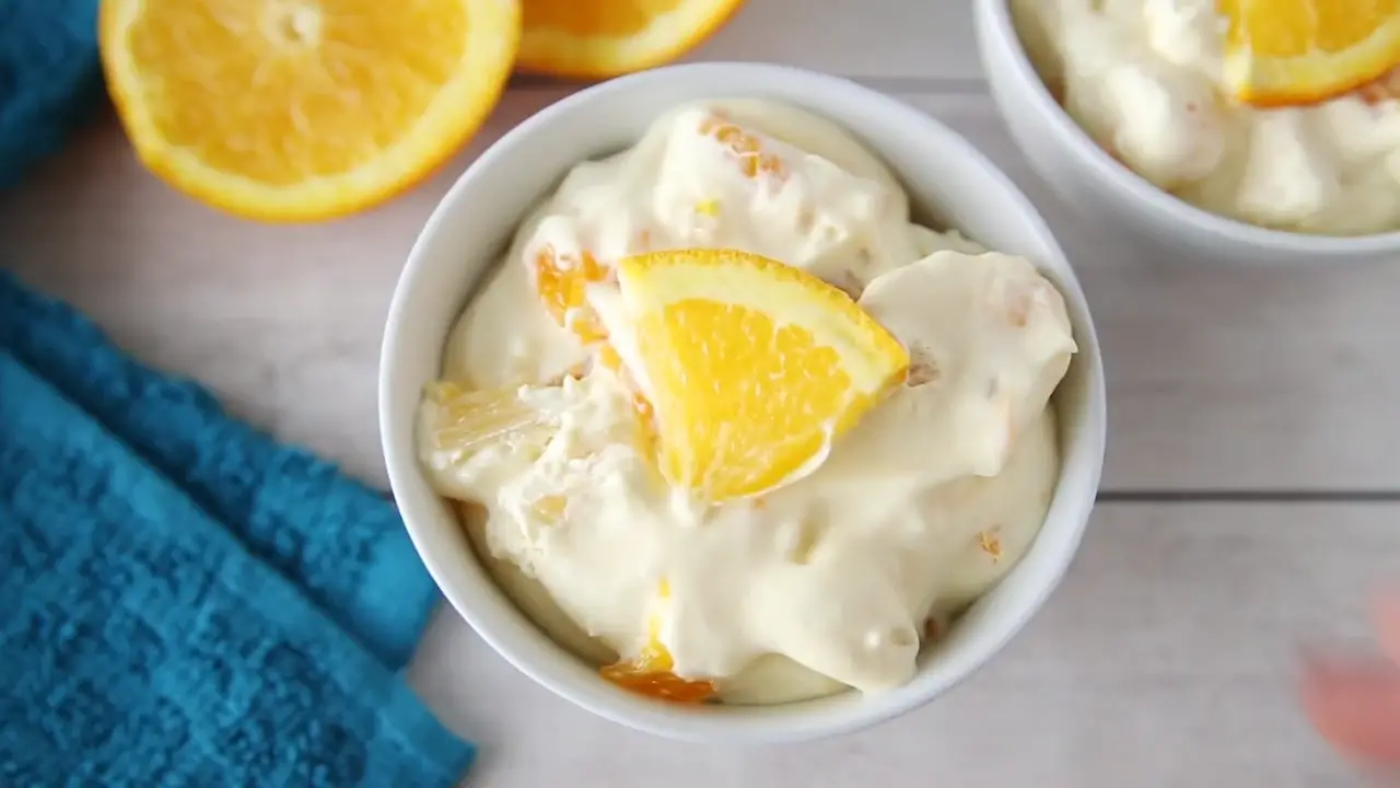Fruit Salad with Orange Cream