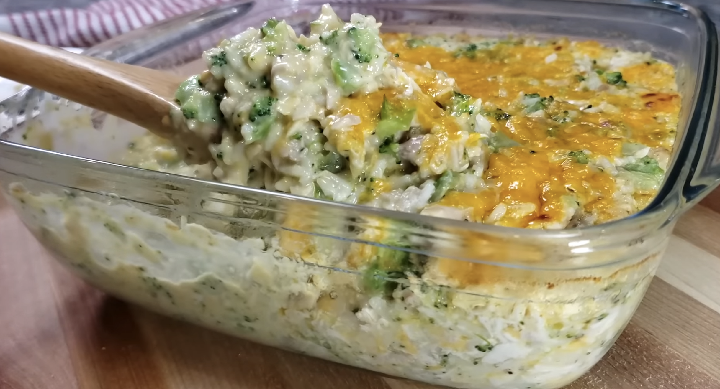 Broccoli, rice, cheese, and chicken casserole recipe