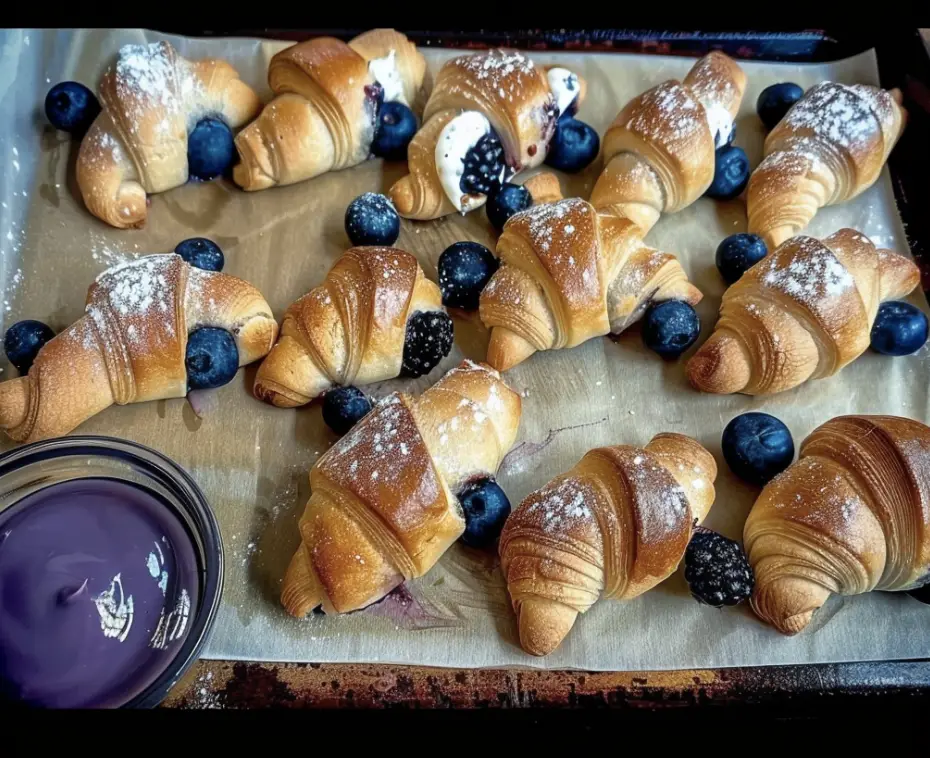 Air Fryer Blueberry Cheesecake Rolls Recipe