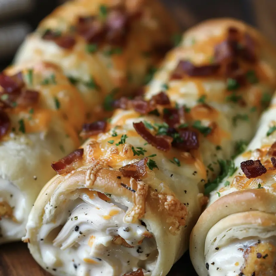 Chicken Bacon Ranch Roll-Ups Recipe