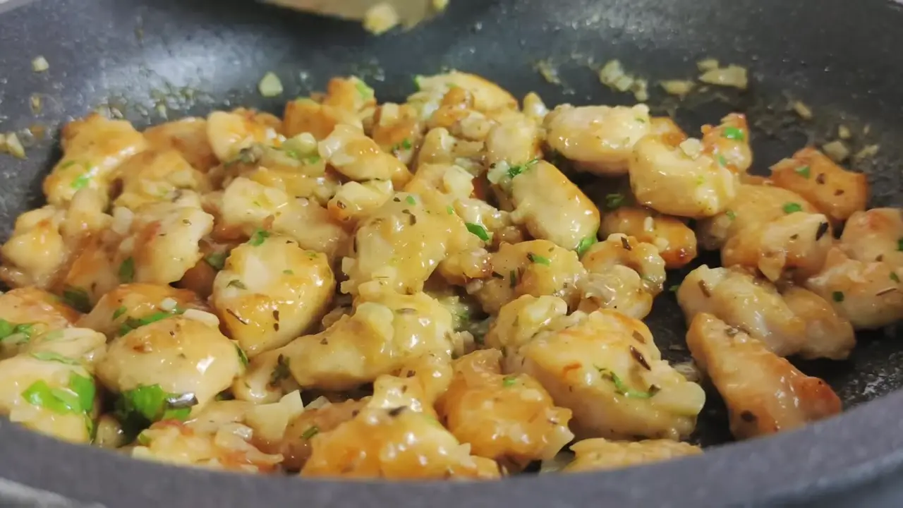 Lemon Garlic Chicken Bites