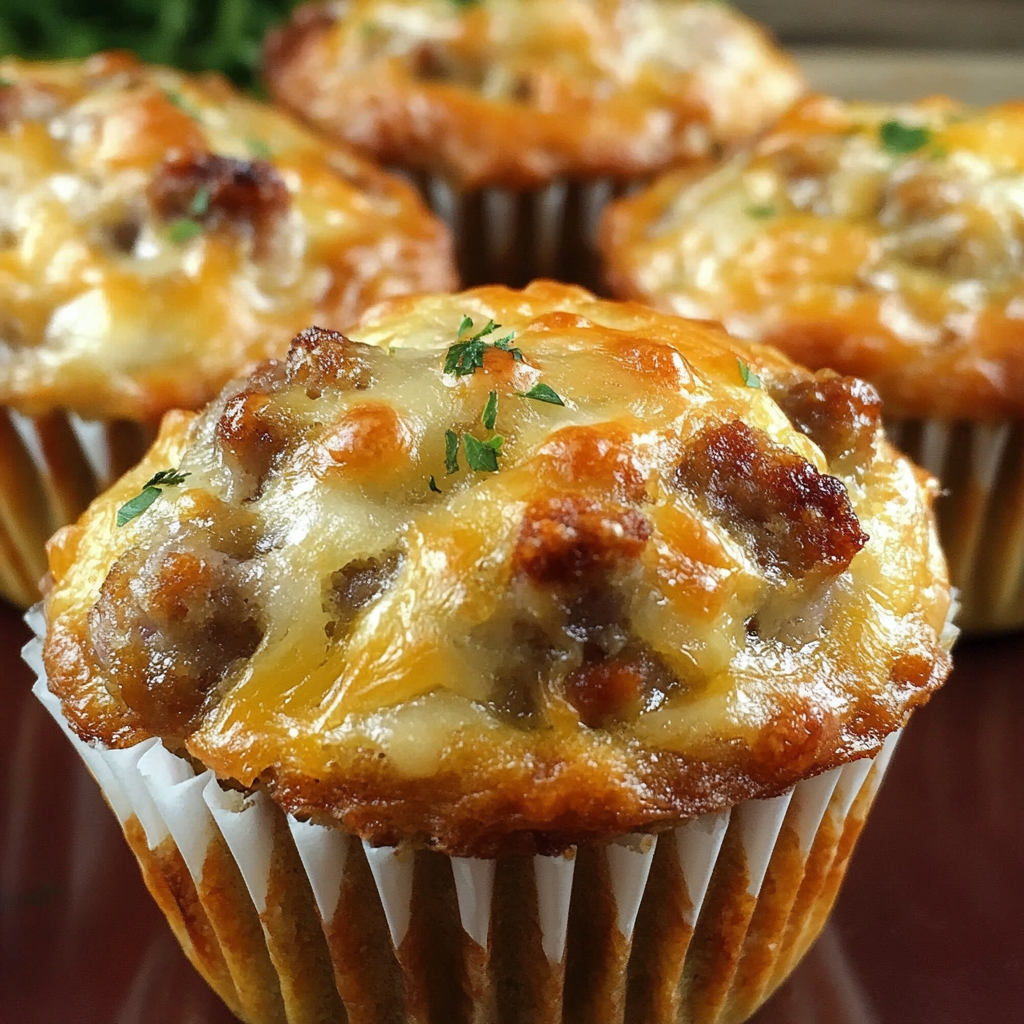 Sausage and Cheese Muffins Recipe