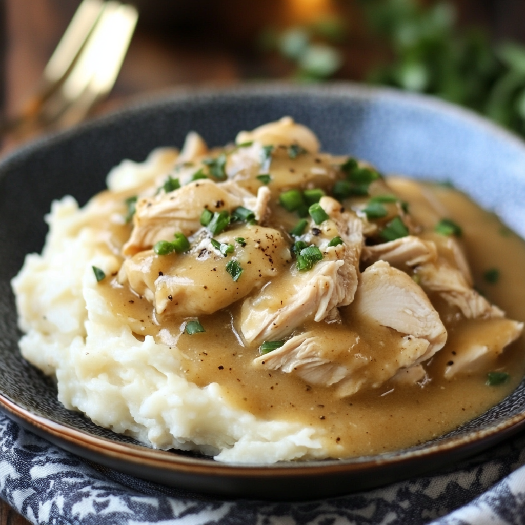 Crockpot Chicken & Gravy