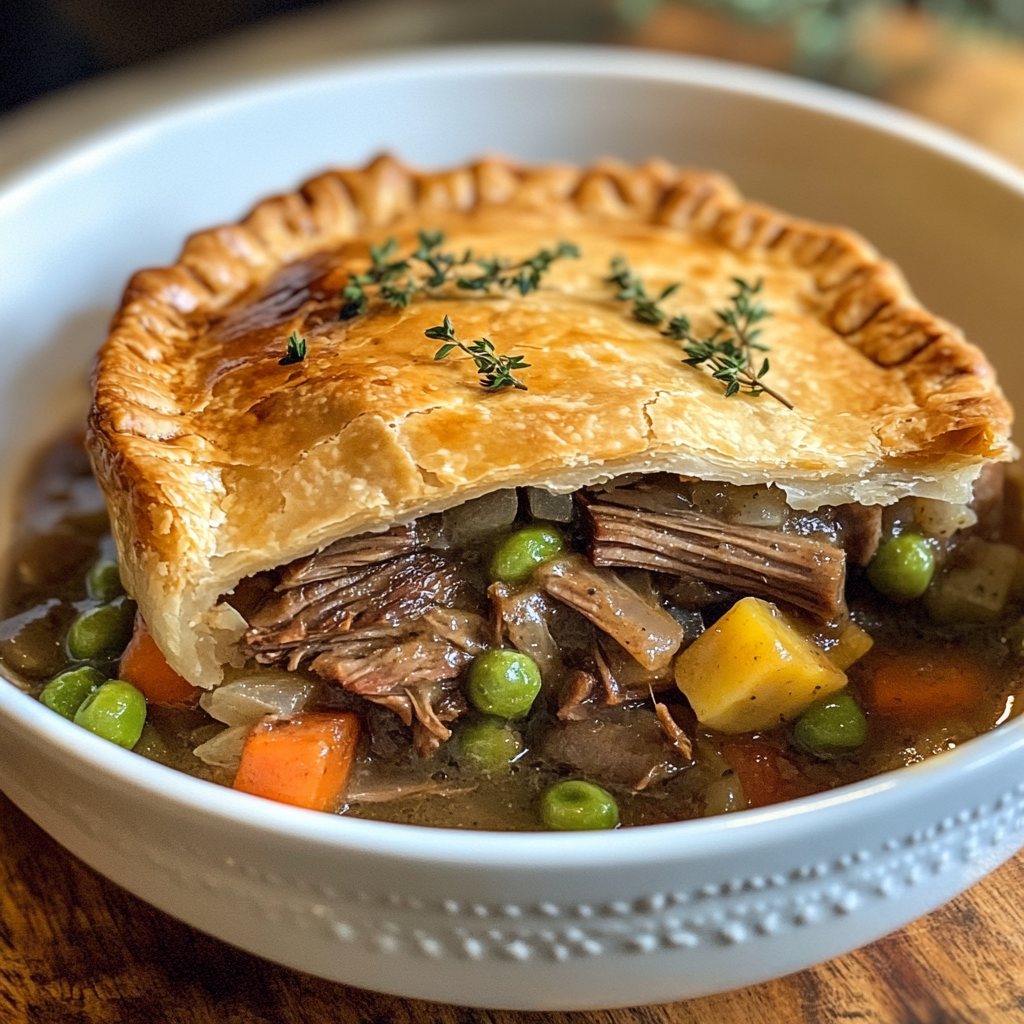 Grandma’s Classic Brisket Pot Pie
