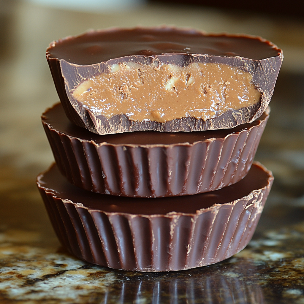 Gourmet chocolate peanut butter cups