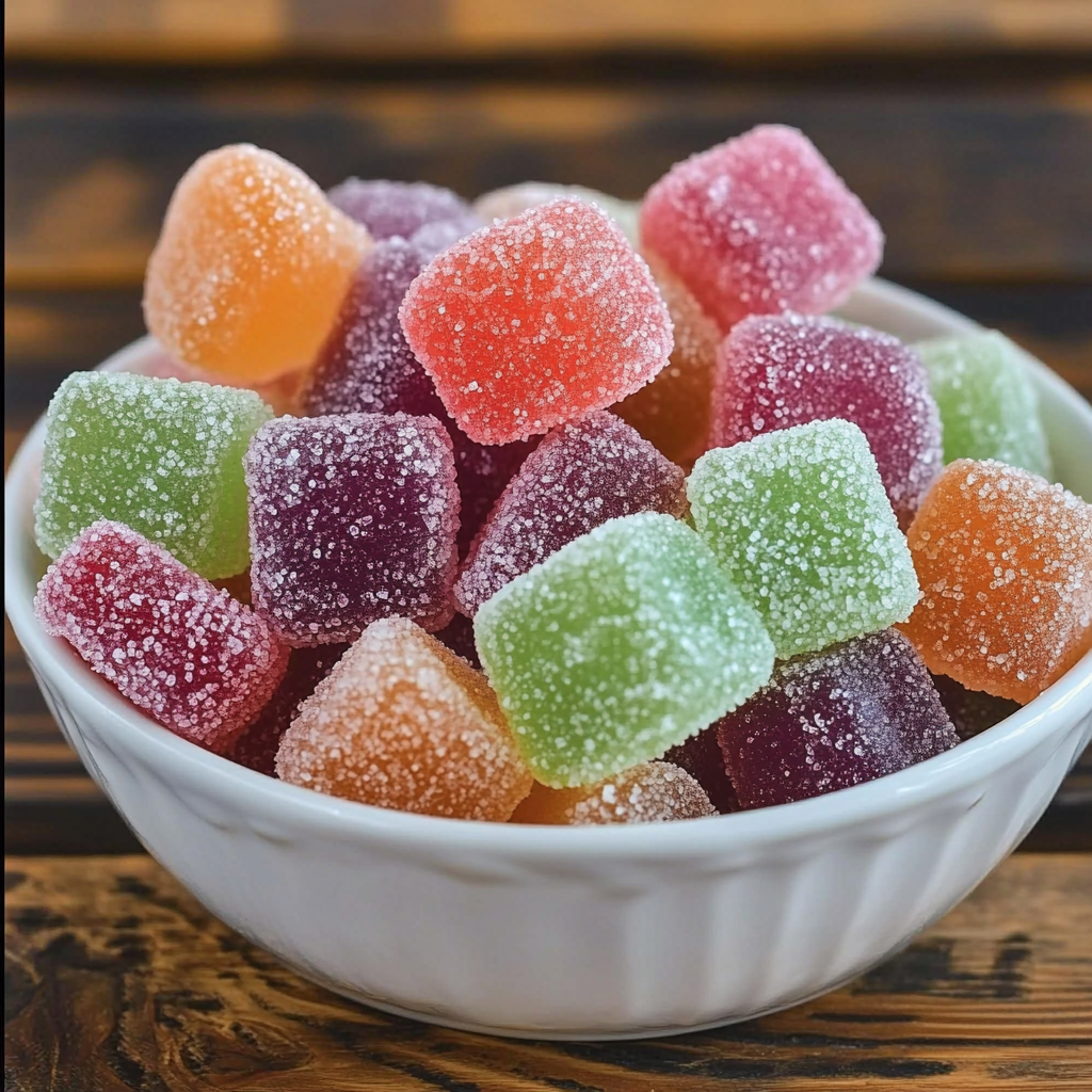 Recipe for Homemade Sugar-Coated Gummy Candies
