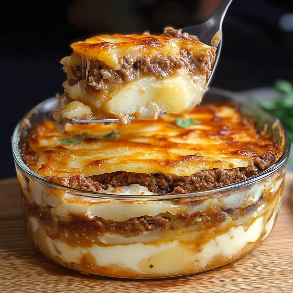 Classic potato gratin