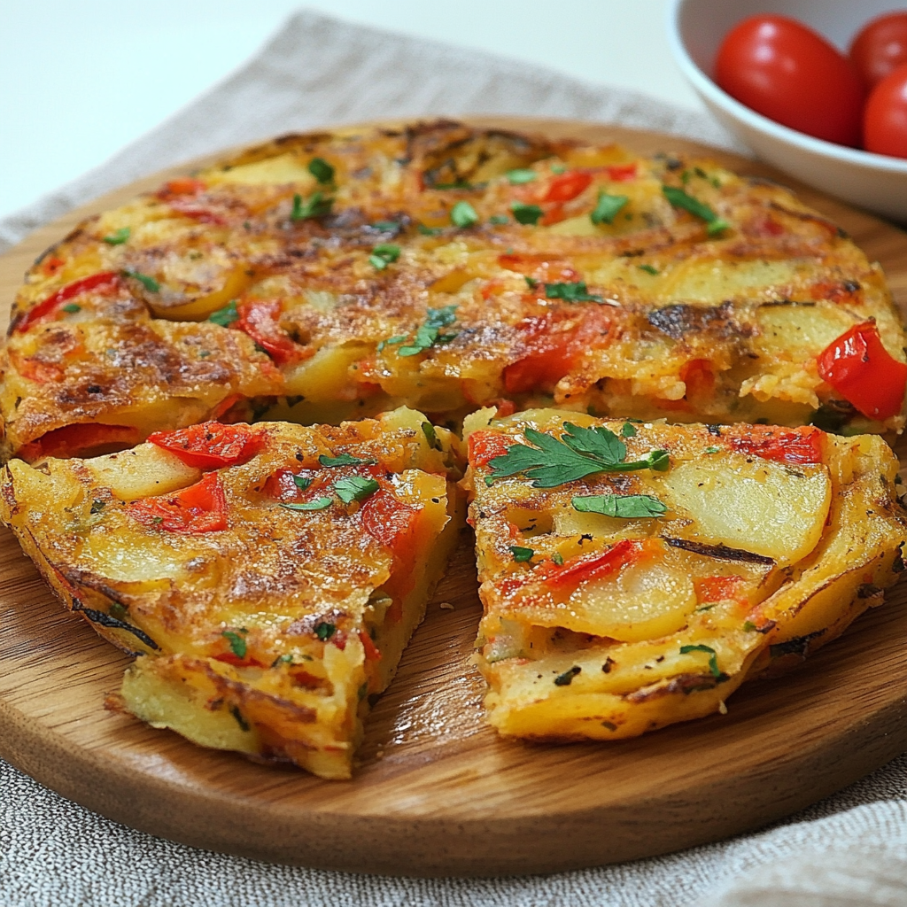 Recipe for Potato and Pepper Spanish Tortilla