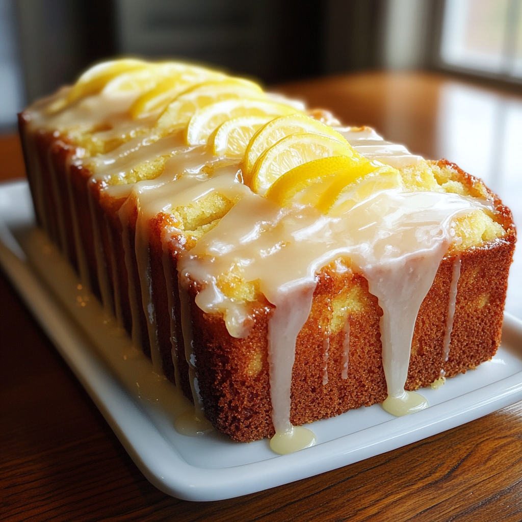 Lemon Glazed Pound Cake: A Zesty and Moist Delight