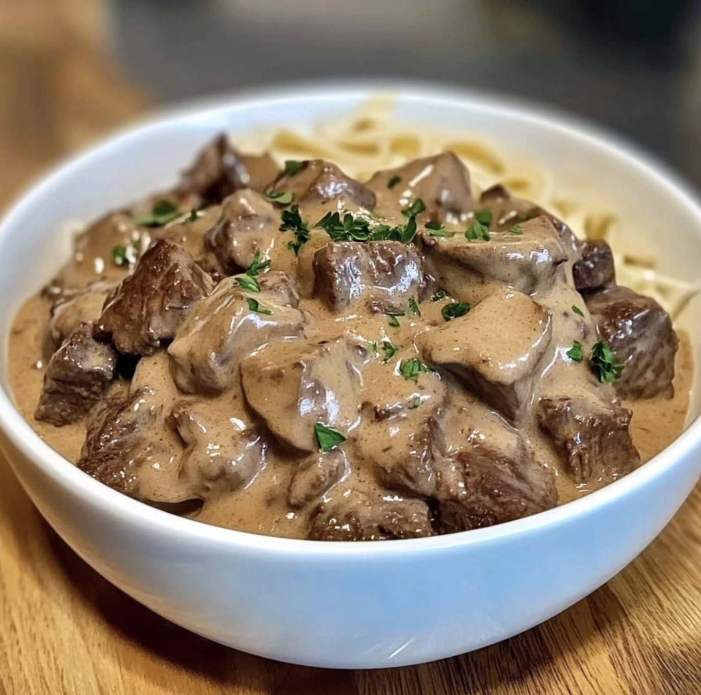 Crockpot Beef Stroganoff