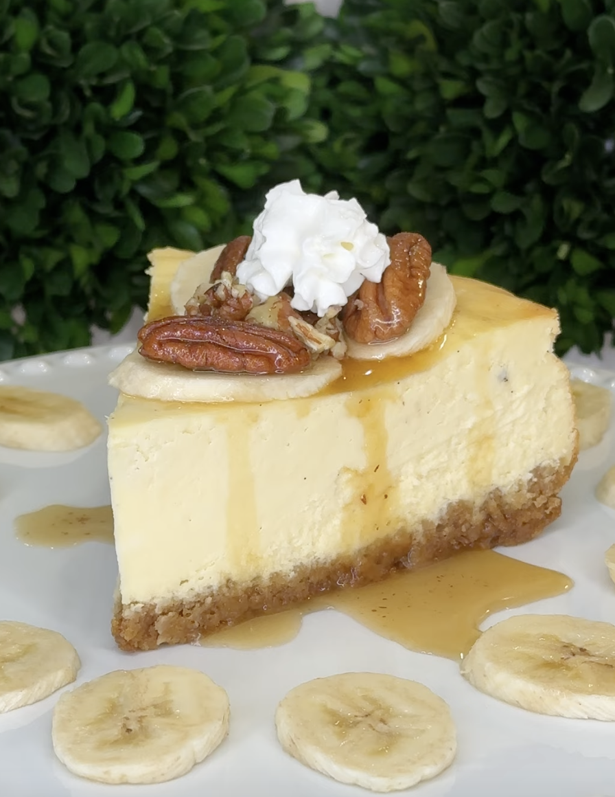 banana nut delight cake with creamy vanilla glaze