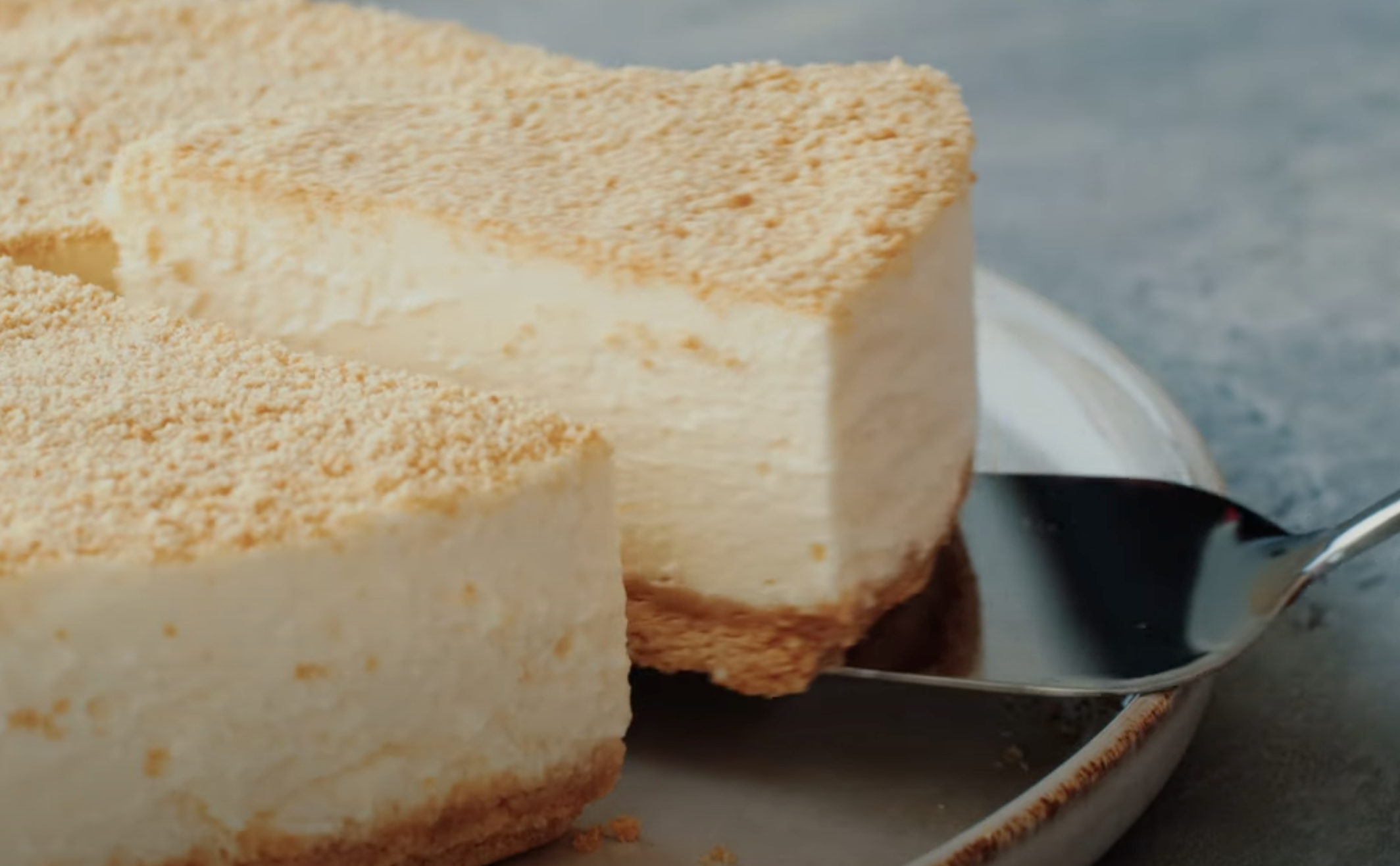 Silky smooth cheesecake delight
