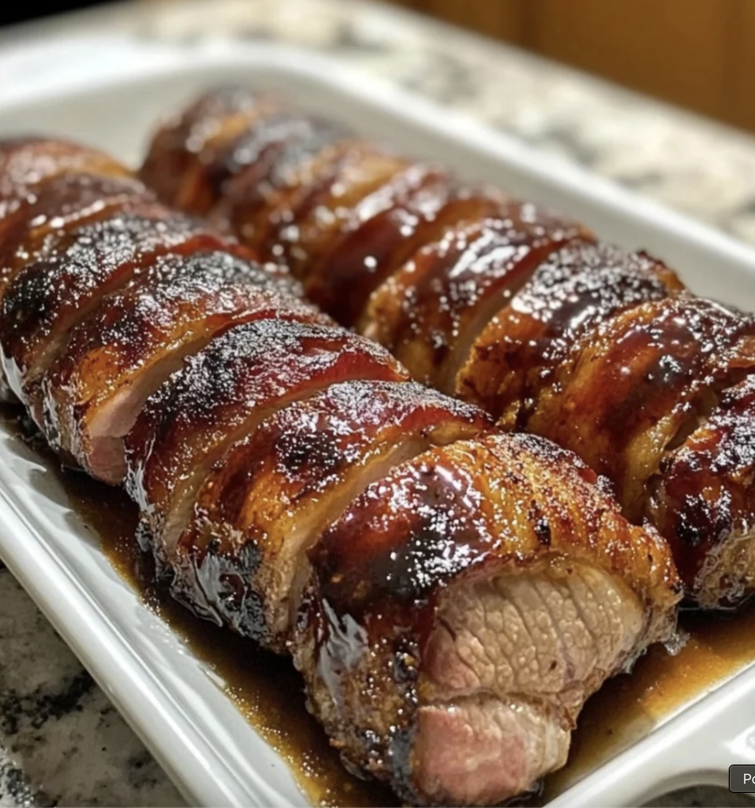 Bacon Brown Sugar Pork Tenderloin
