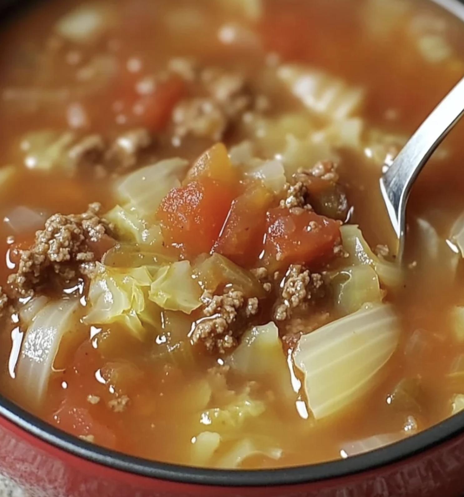Slow Cooker Cabbage Roll Soup