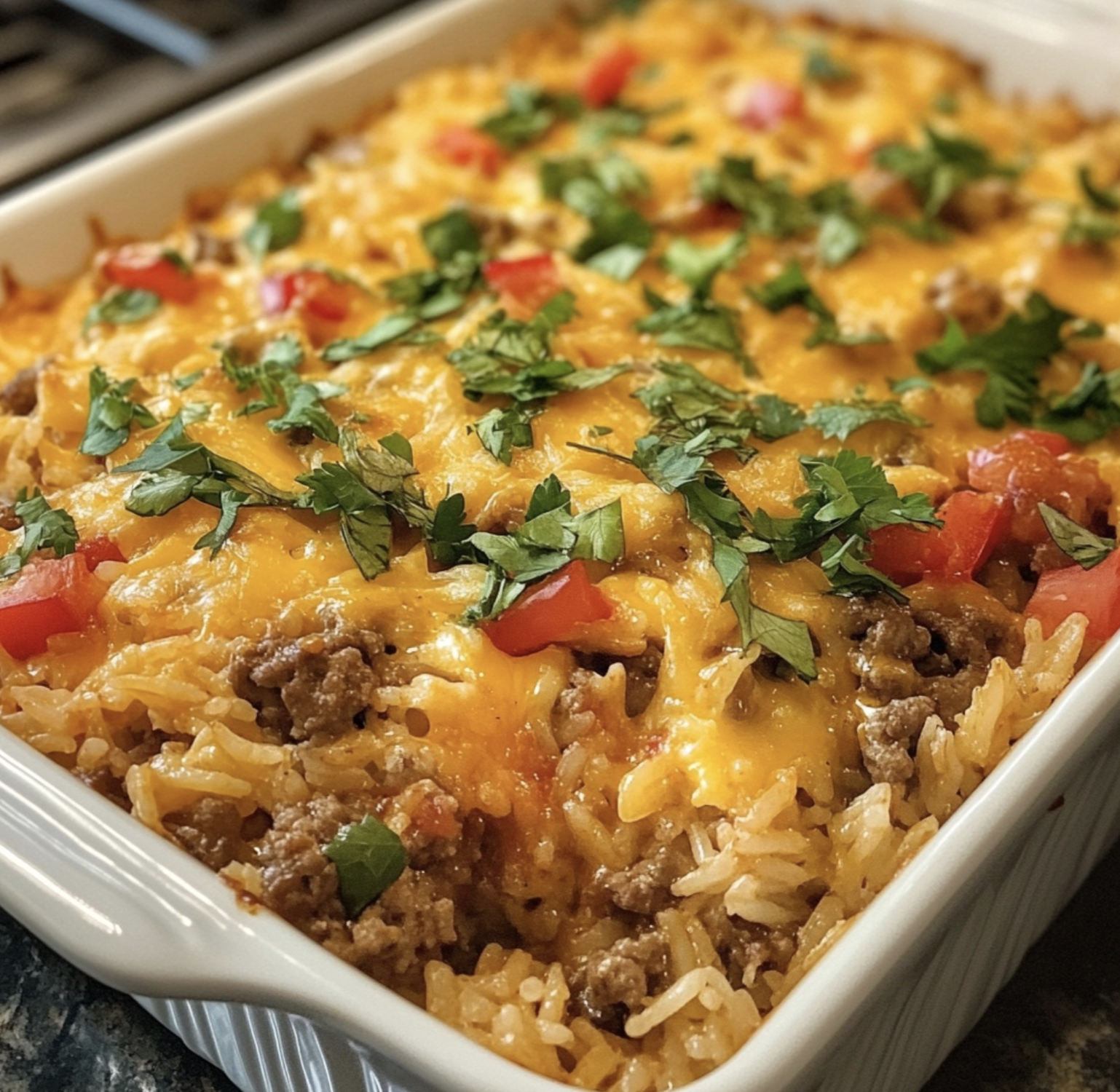 beef and rice cheese casserole recipe