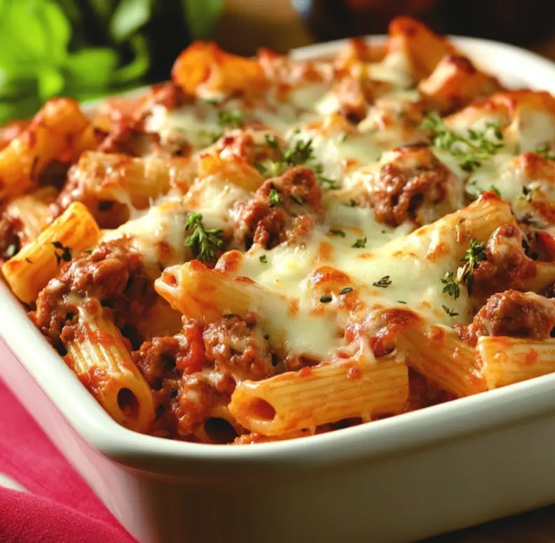 Pasta and Meat Bake