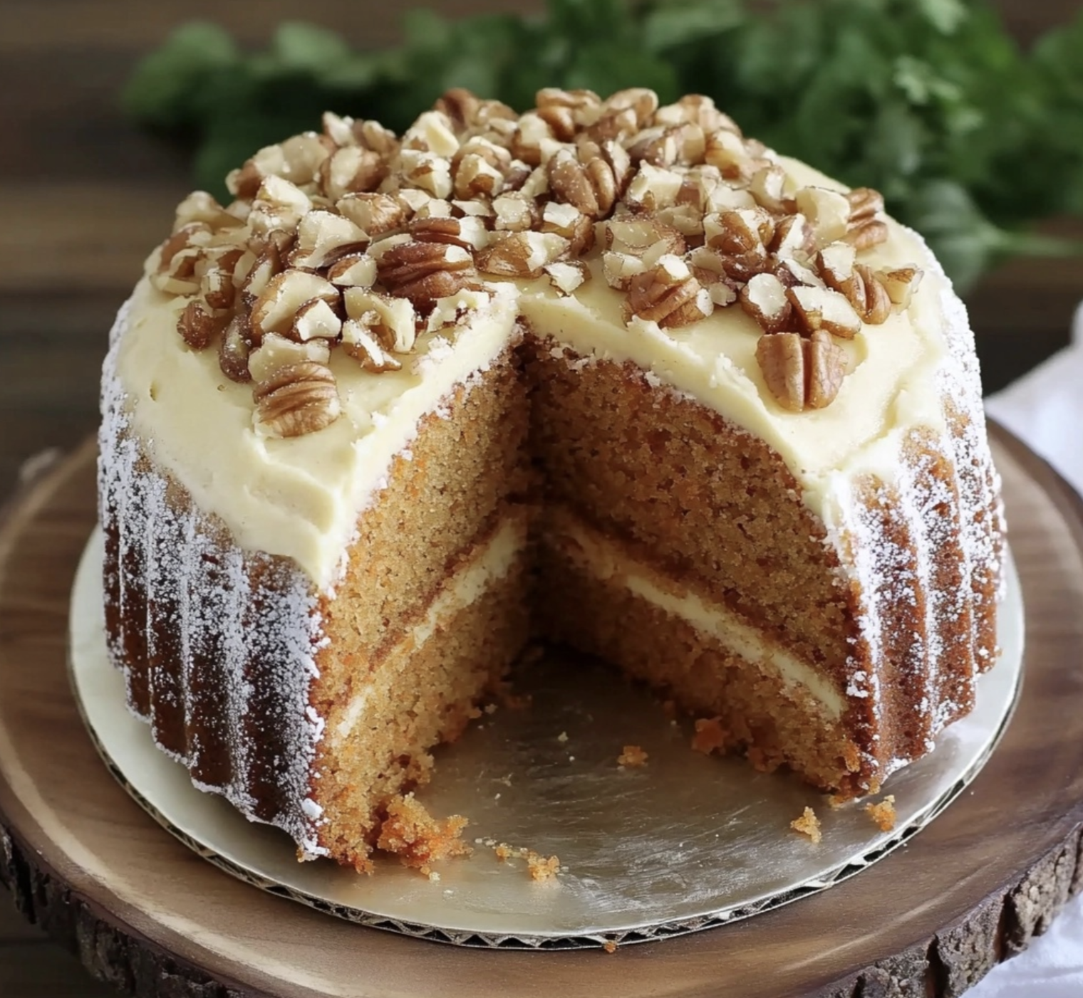 Carrot Walnut Cake