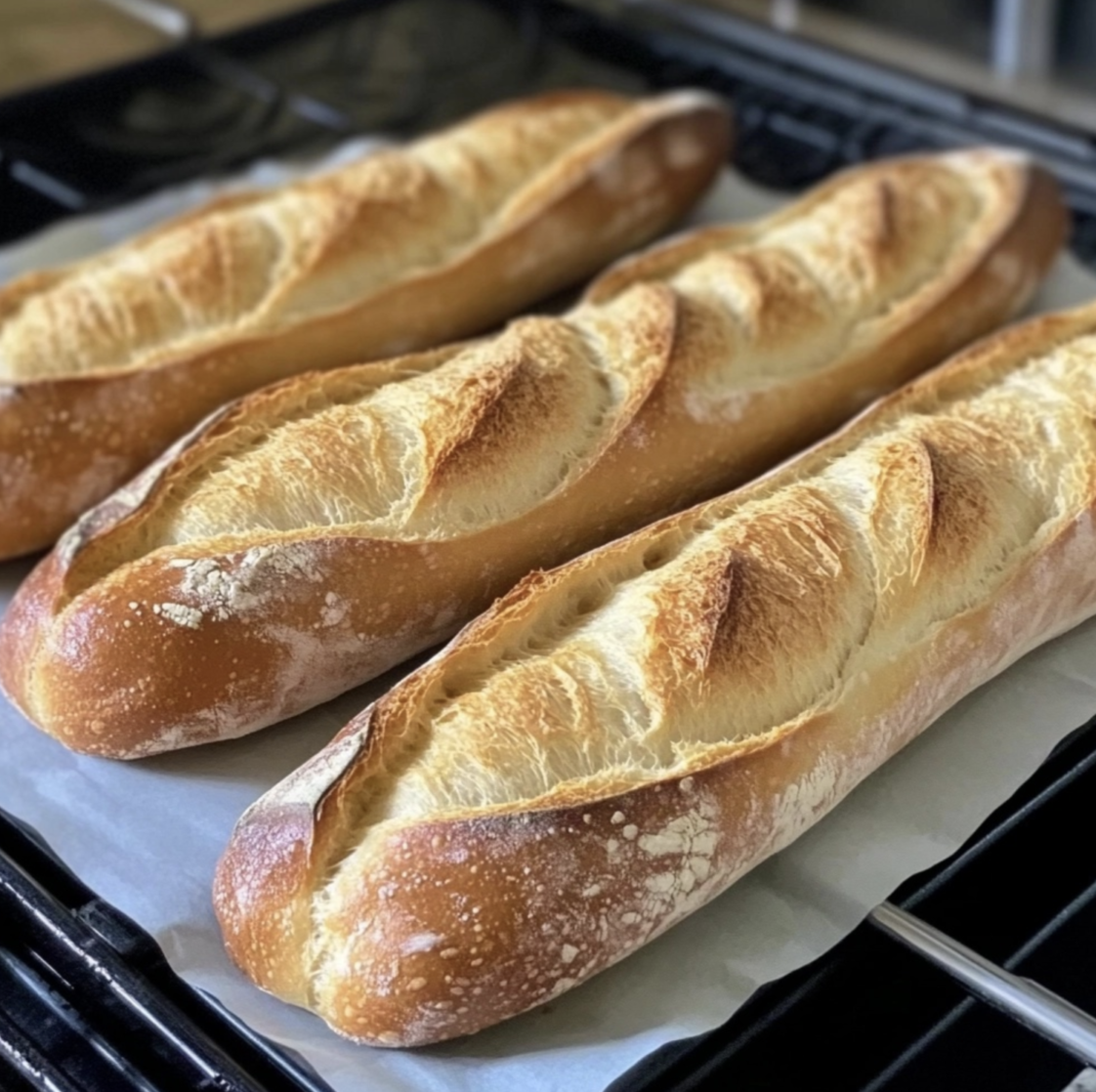 Classic french baguettes – Recipe quick and easy