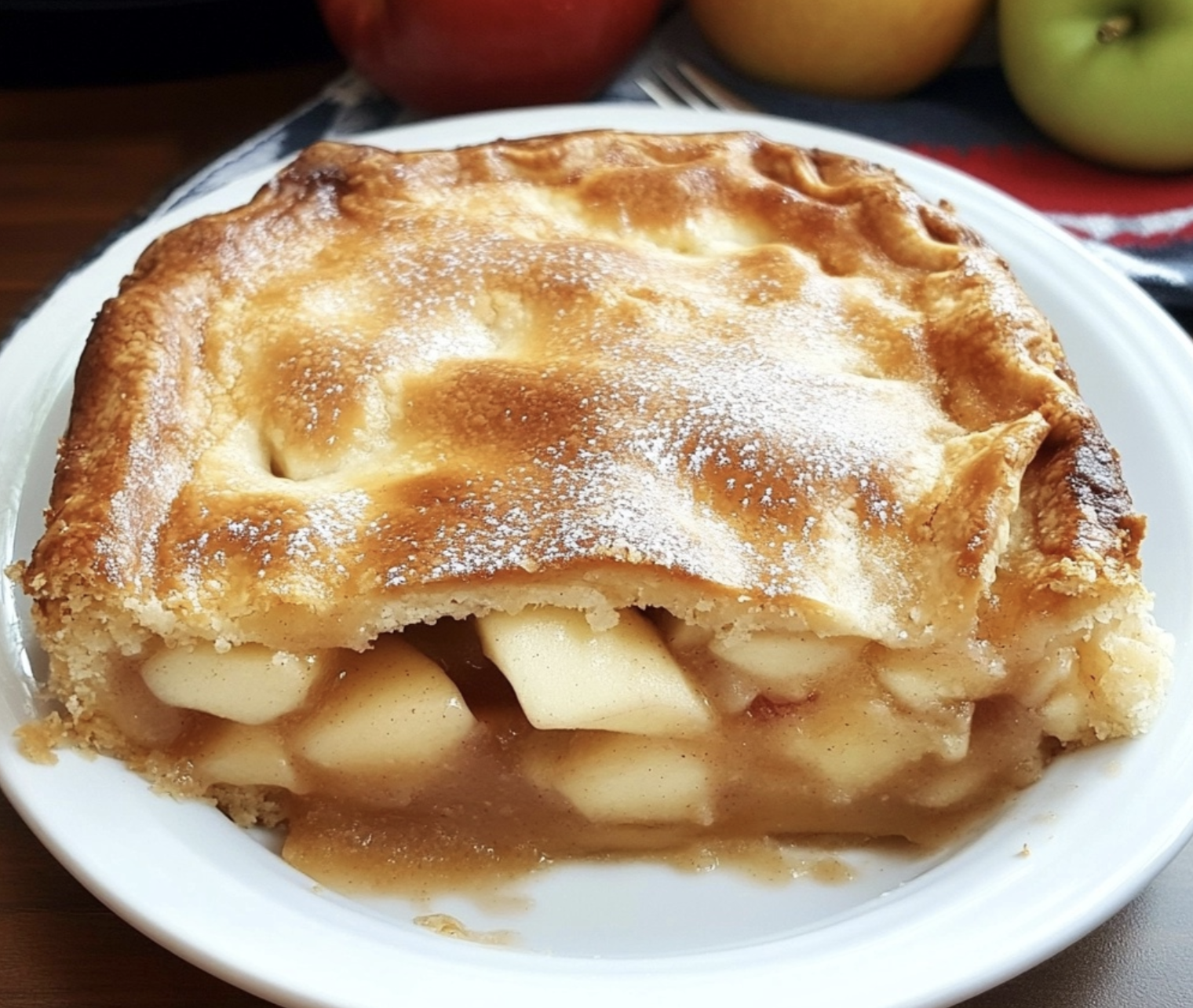 Apple pie that melts in your mouth