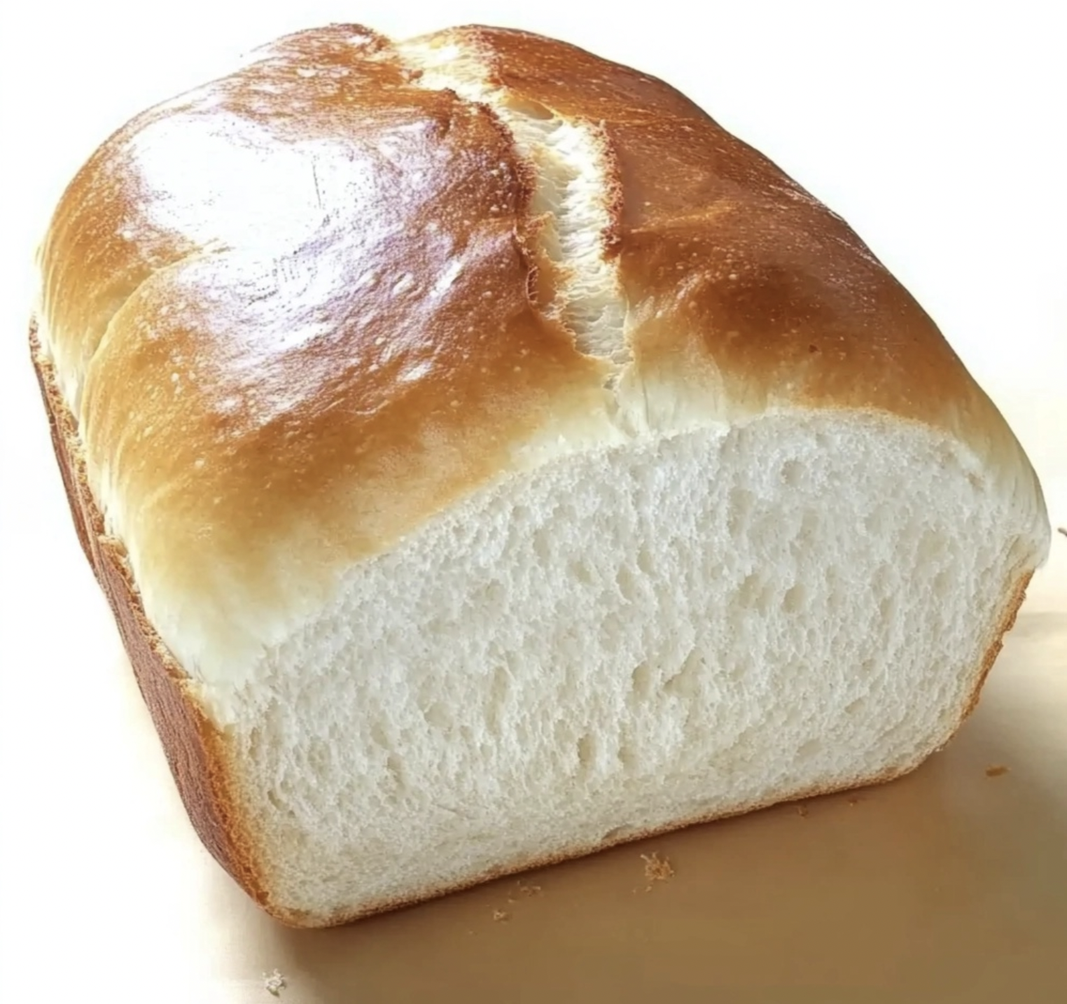 Homemade white bread