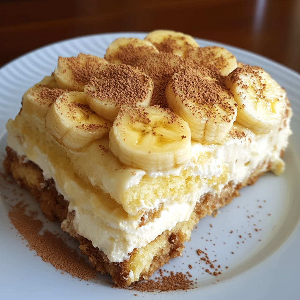 Banana tiramisu