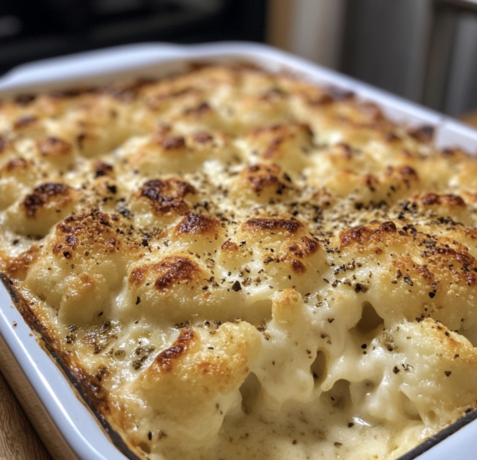 Baked Cauliflower Cheese Recipe