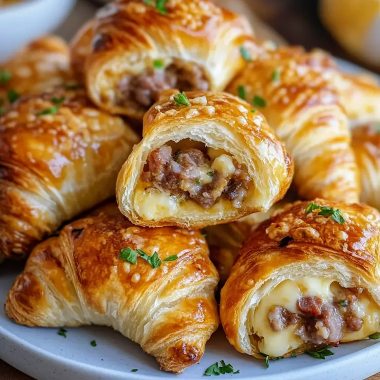 SAUSAGE CREAM CHEESE CRESCENTS – Recipe quick and easy