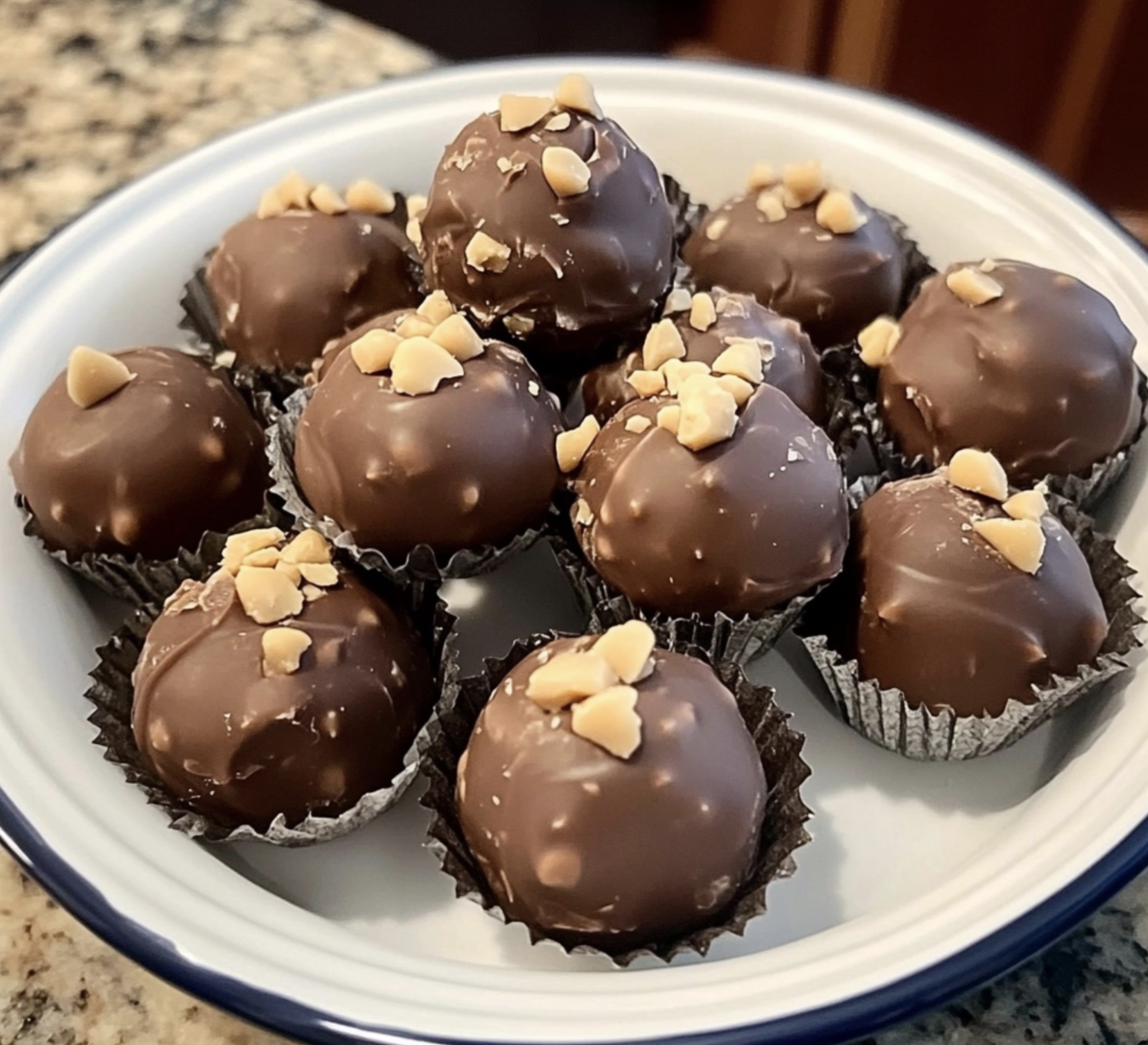 No-bake peanut butter balls