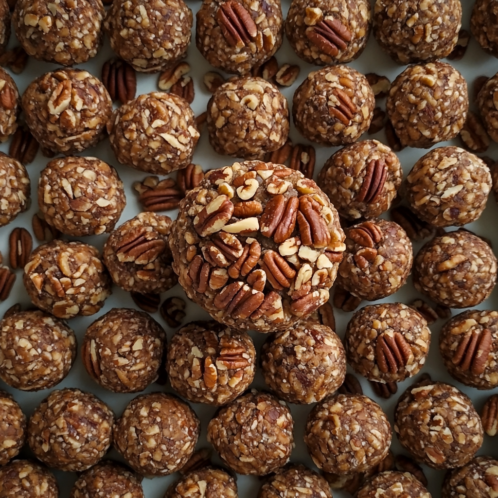 No-Bake Pecan Pie Balls