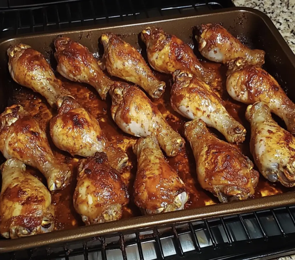 Oven Fried Chicken Legs - Recipe quick and easy