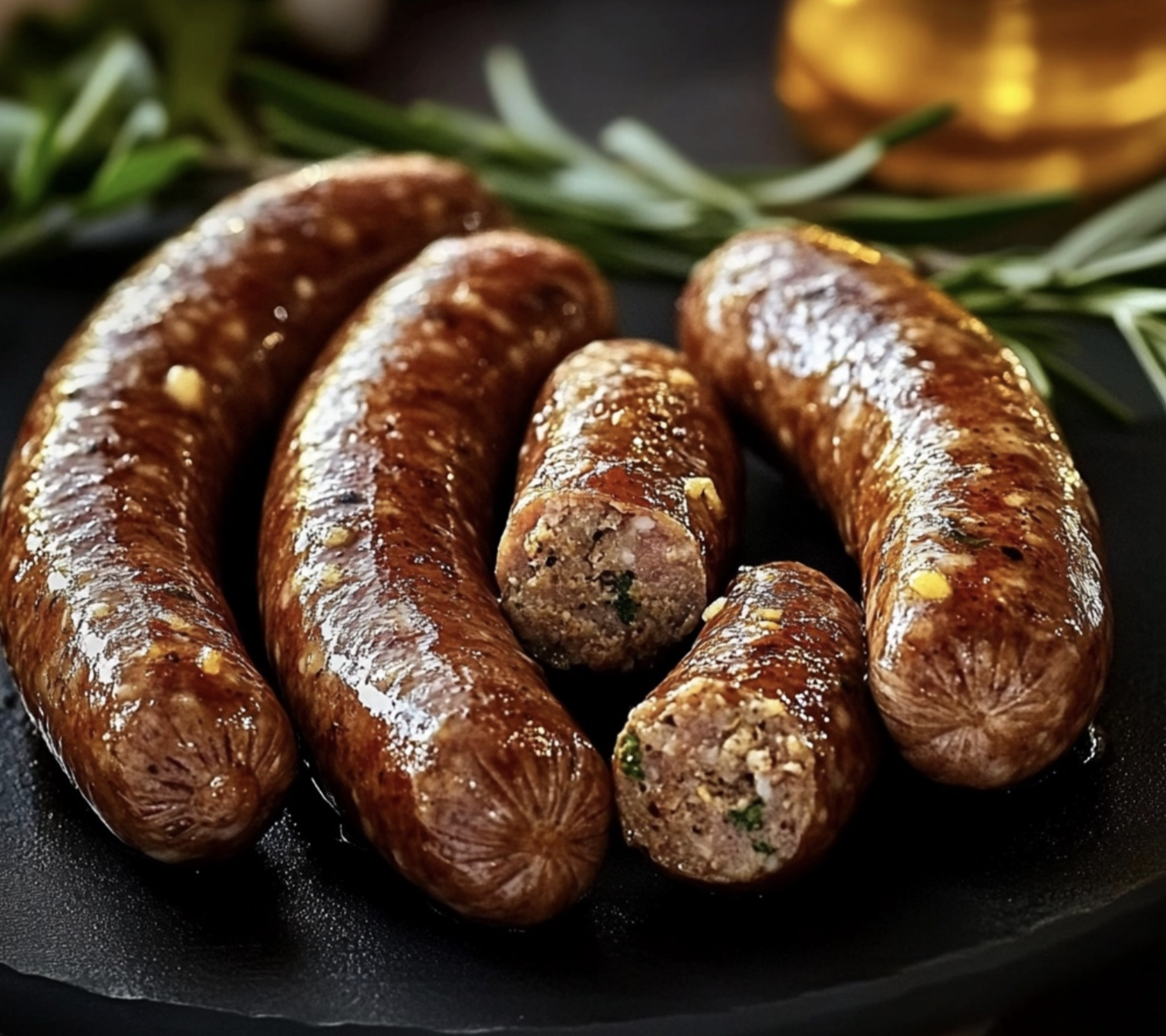 Juicy, golden, and seasoned to perfection. Who’s ready for these delicious sausages?