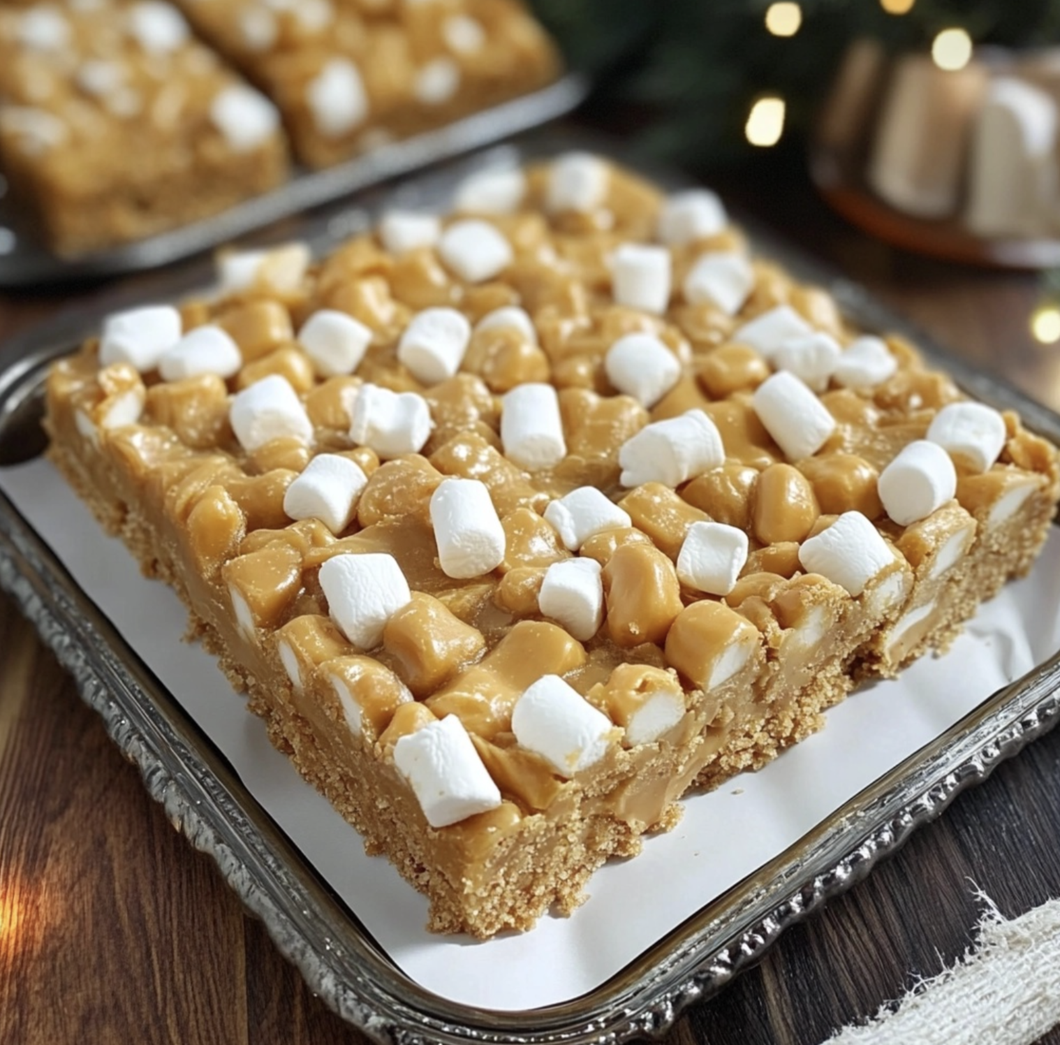 Butterscotch Marshmallow Bars Recipe