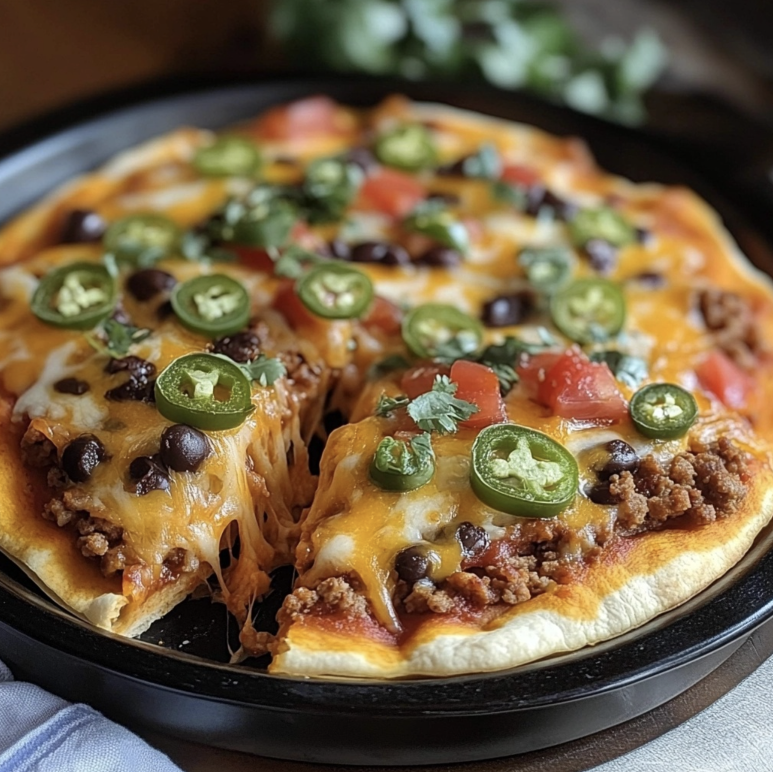 Homestyle Taco-Style Pizza Bake
