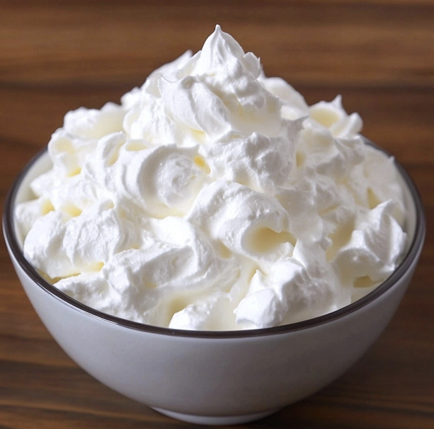 Homemade whipped cream recipe