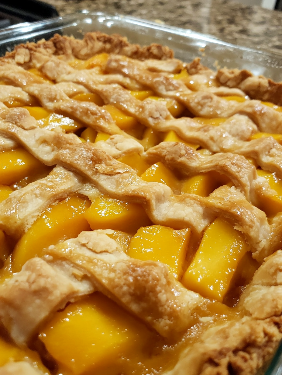 Grandma’s Peach Cobbler Pie