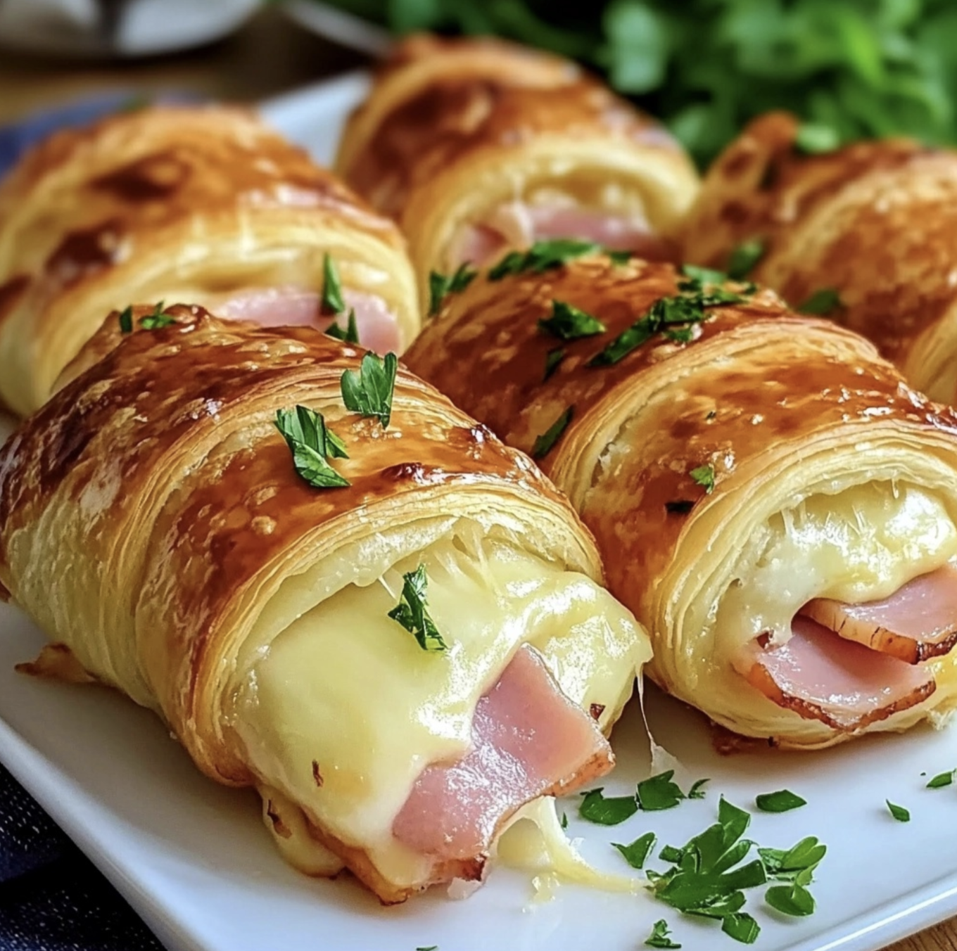 Ham and Cheese Croissant Rolls Recipe
