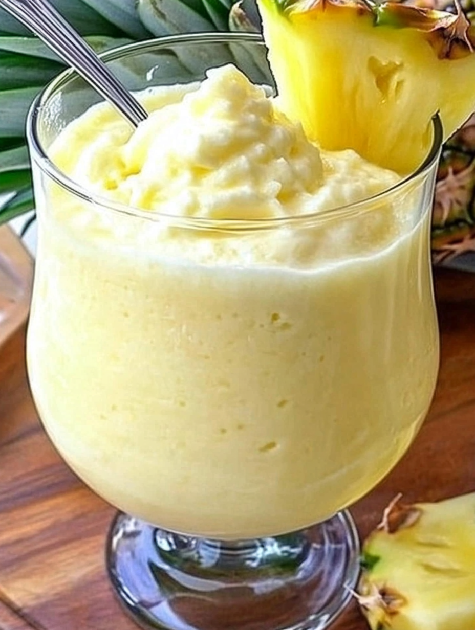 Creamy pineapple mousse recipe