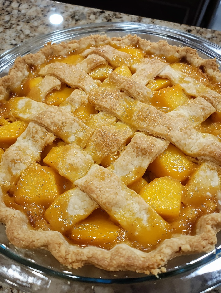 Grandma’s Peach Cobbler Pie