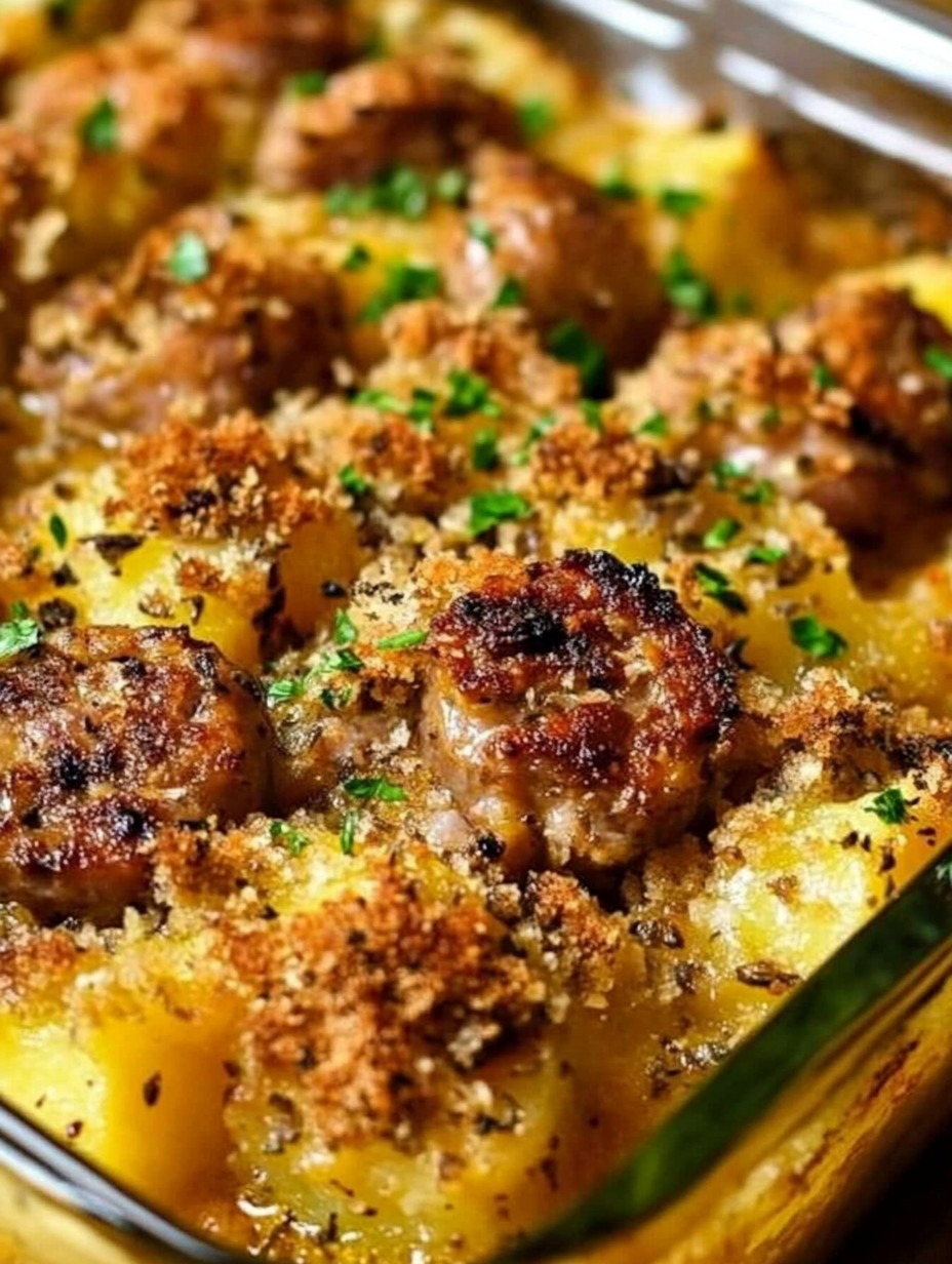 Smoked Sausage and Potato Bake