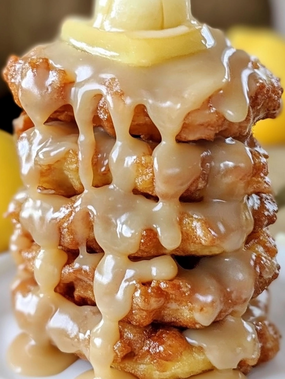 Caramel apple fritters