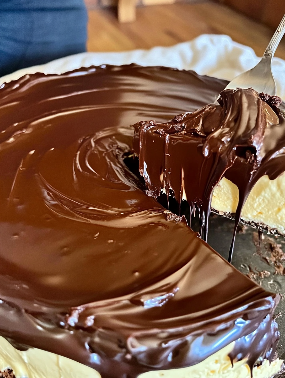 Decadent chocolate ganache torte